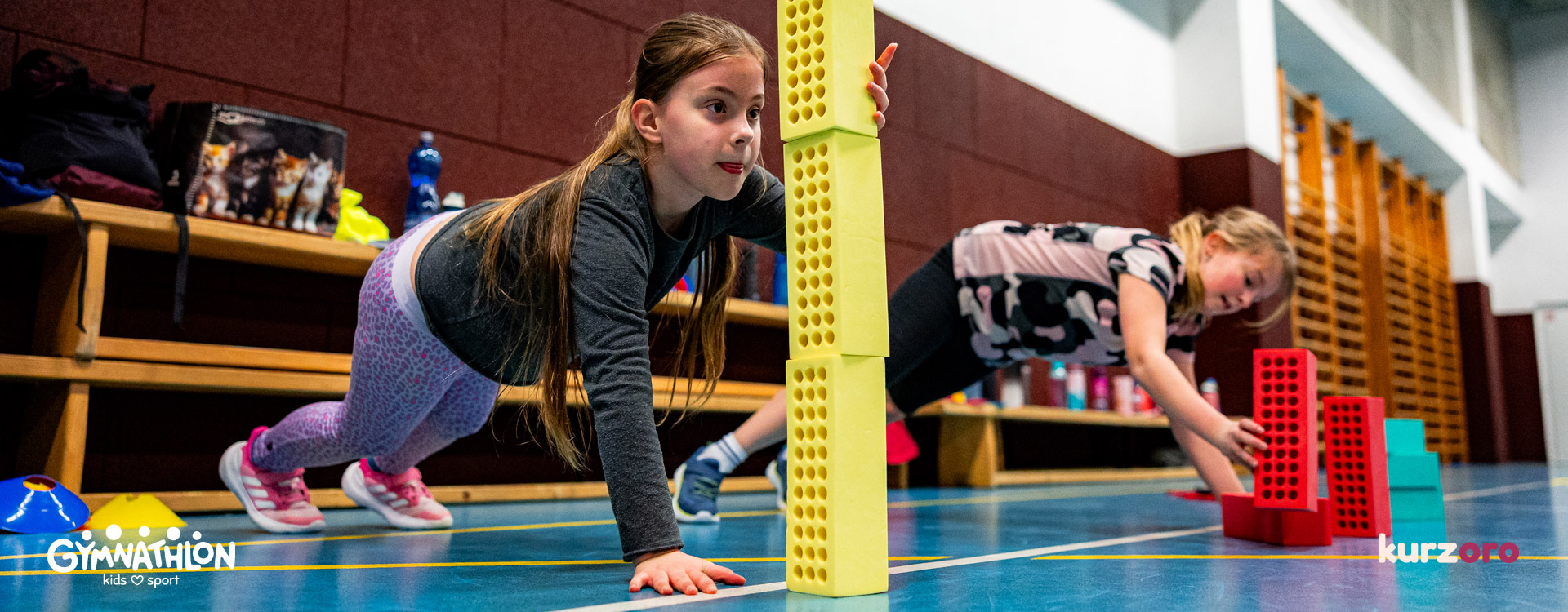 Gymnathlon Active – sportovní kurz pro děti 8–11 let zaměřený na rozvoj všestrannosti a pravidelných pohybových návyků.