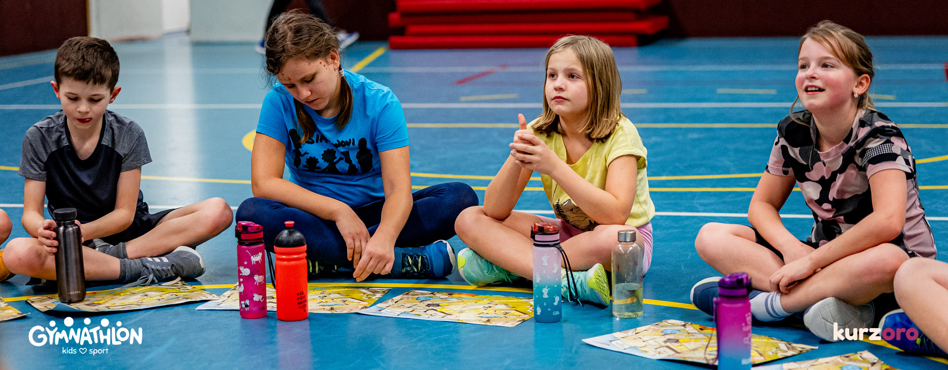Gymnathlon Active – sportovní kurz pro děti 8–11 let zaměřený na rozvoj všestrannosti a pravidelných pohybových návyků.