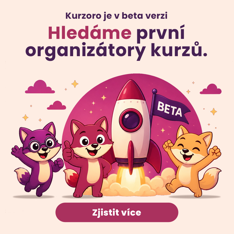 Hledáme první organizátory kurzů