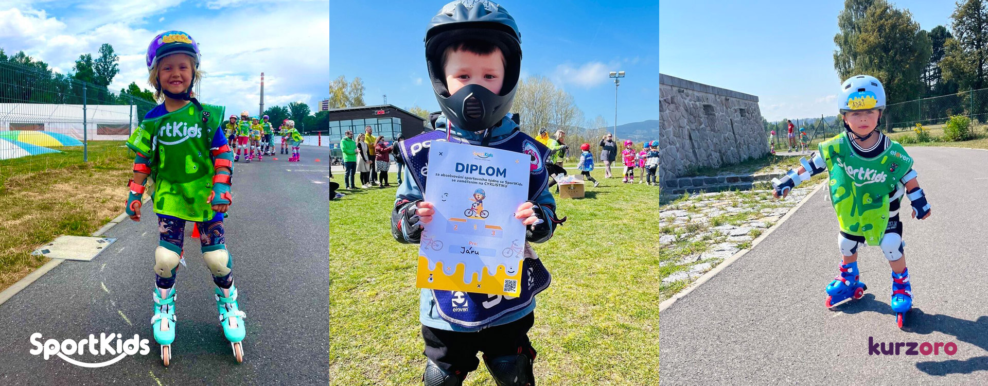 SportKids – všestranný sportovní kroužek pro děti 3–12 let, ve kterém si vyzkouší cyklistiku, tenis, lezení, inline bruslení a další pohybové aktivity.