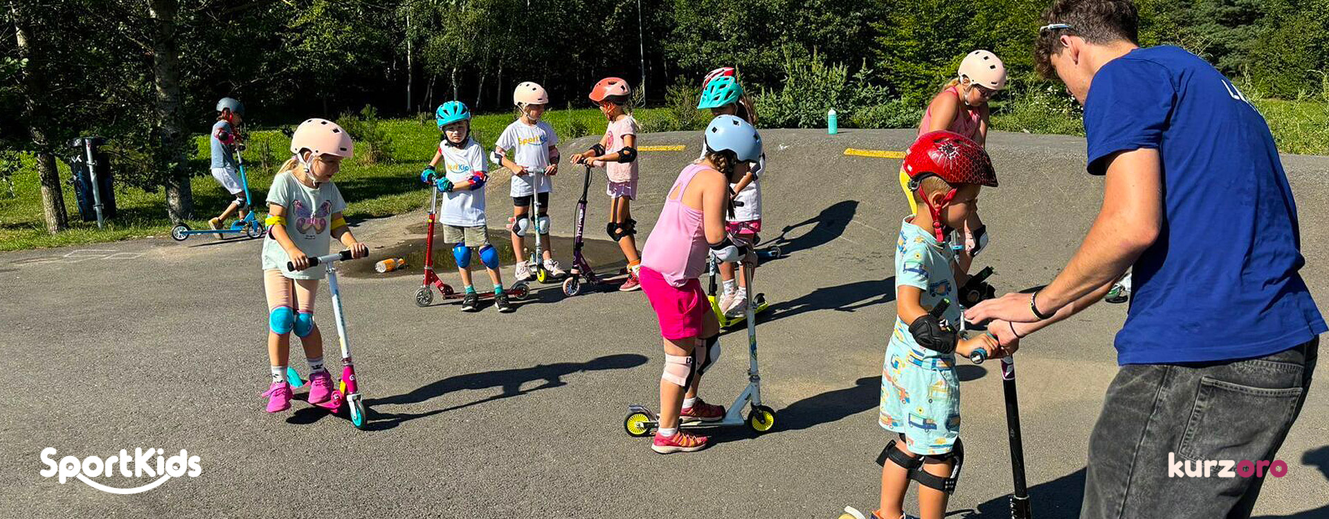 SportKids – všestranný sportovní kroužek pro děti 3–12 let, ve kterém si vyzkouší cyklistiku, tenis, lezení, inline bruslení a další pohybové aktivity.