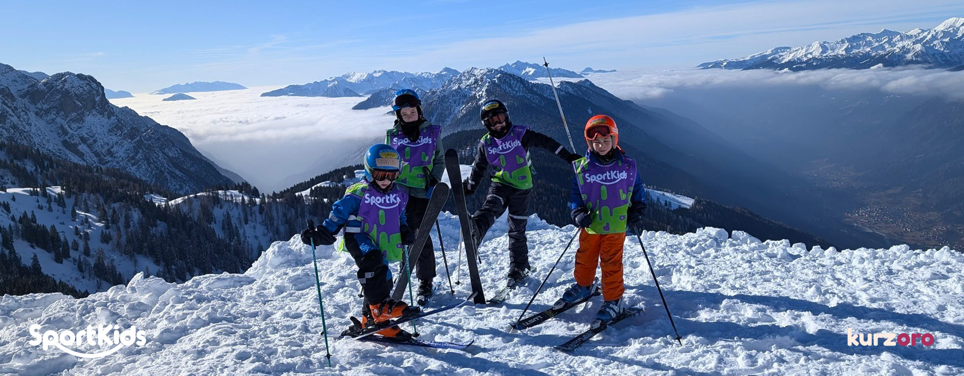 SportKids – rodinná lyžařská dovolená v Pinzolo a Madonna di Campiglio, Itálie